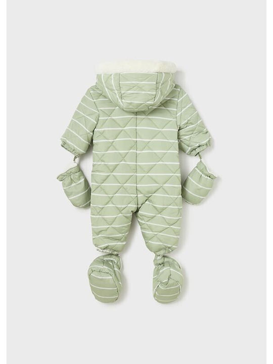 Mayoral Baby Bodysuit Exit Long-Sleeved Green