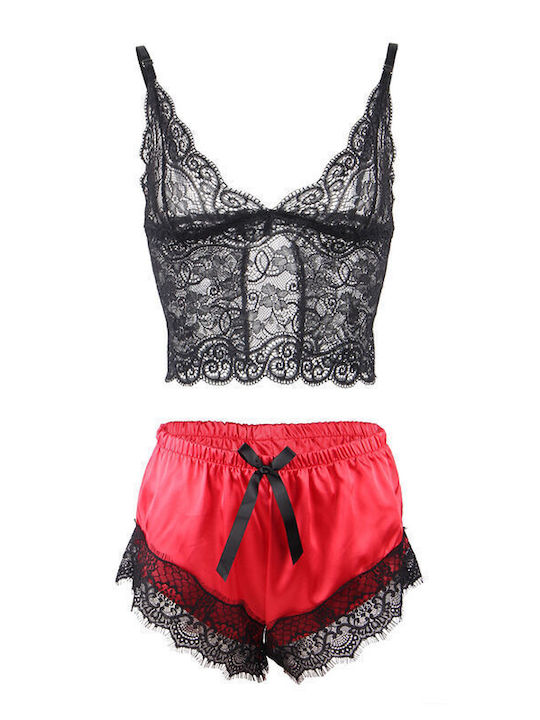 Subblime Sommer Babydoll Black/Red