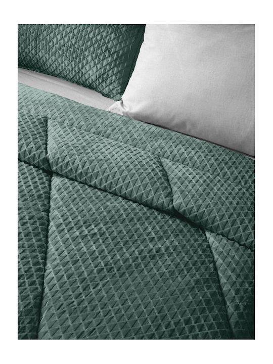 Saint Clair Duvet Cover Semi-double 180x240cm Baroque Emerald