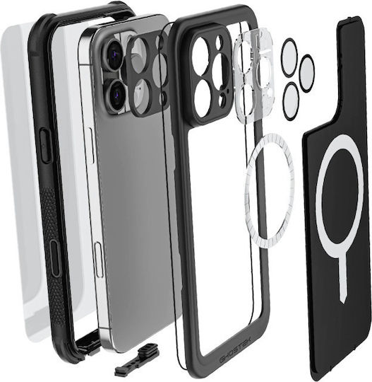Ghostek Nautical 360 Full Cover Plastic / Silicone 2mm Waterproof Black (iPhone 16 Pro Max)