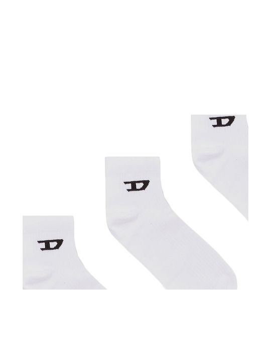 Diesel Skm-d-ankle 3 Pack Socks Men Diesel Λευκο Μαυρο A17881-0lkbi-e4124