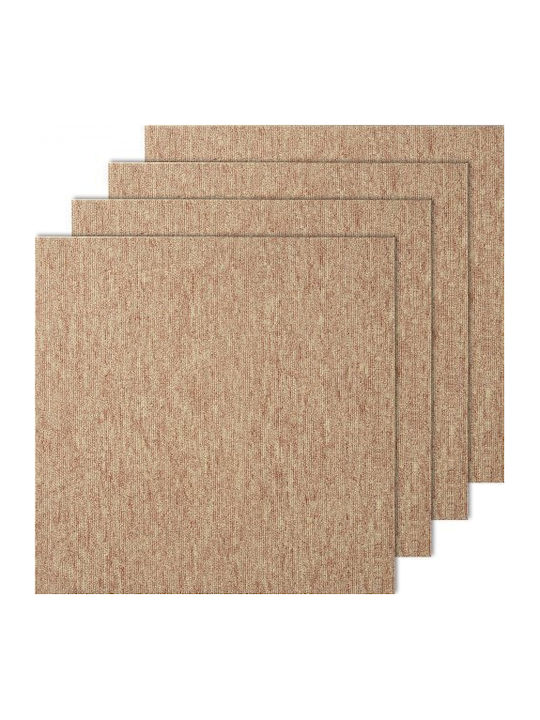 Πλακάκια Χαλιού Vevor 20"x20" Ενσωματωμένη Επένδυση 16 Τεμάχια Σκούρο Καφέ Kcxfkdt2020ye3hsrv0