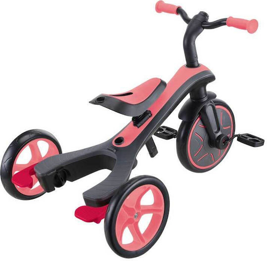 Globber Explorer Convertible with Parental Handle 4 in 1 for 2-5 Years Pink