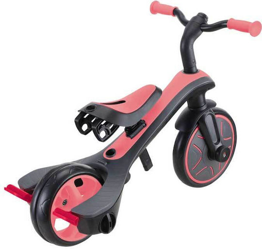 Globber Explorer Convertible with Parental Handle 4 in 1 for 2-5 Years Pink
