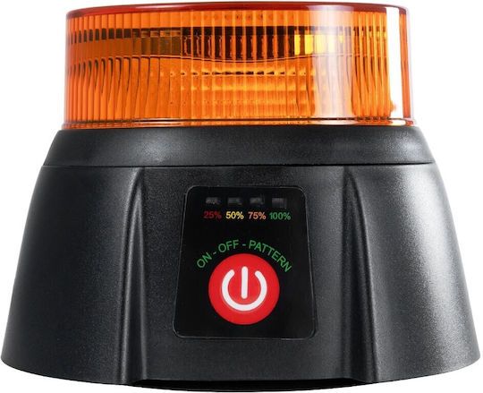 GloboStar Car Beacon LED 10 - 30V Waterproof 9cm with Orange Lighting