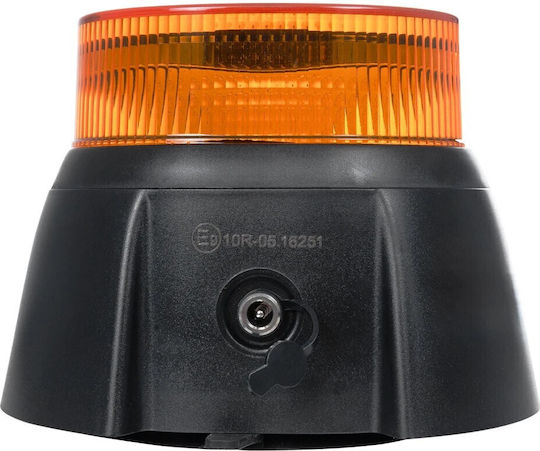 GloboStar Car Beacon LED 10 - 30V Waterproof 9cm with Orange Lighting