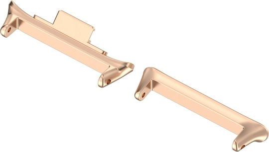 Xiaomi Smart Band 9 Pro 1 чифт 20mm 316 неръждаема стомана метален конектор за часовник розово злато