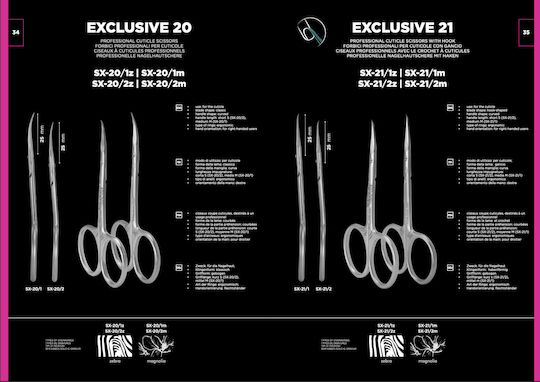 Staleks Ψαλίδι Νυχιών SX-20-1m Ανοξείδωτο Πετσάκια