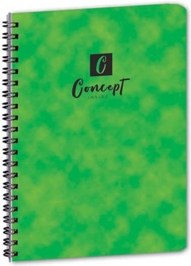 Neohart Spiral Notebook Ruled A4 1pcs (Μiscellaneous colours)