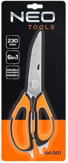 Neo Tools Foarfecă De Mână 23cm Cu Lamă Metalică 1 Bucată
