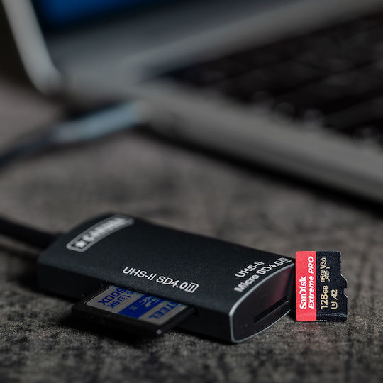Caruba Cardreader Sd 4.0 Ush-ii + Micro Sd Cr-sdumsd