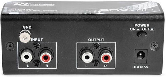 Power Dynamics PDX010 Phono Preamp Μαύρο