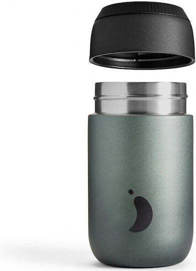 Chilly's Series 2 Bottle Thermos Stainless Steel / Plastic 340ml Slate