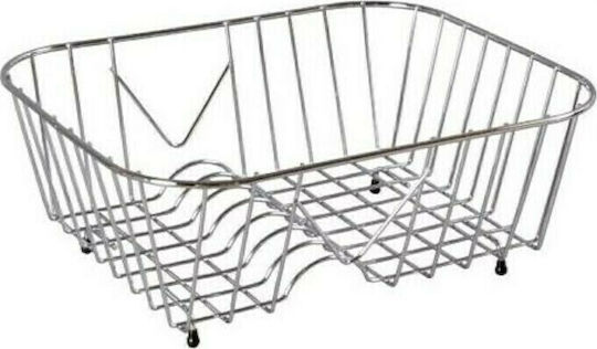 Sanitec No 9 Στραγγιστήρι Γούρνας Inox Ασημί 32x40cm