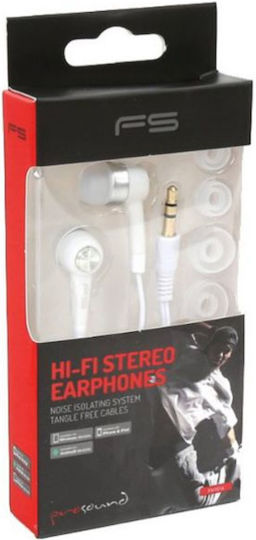 Platinet Ακουστικά Ψείρες In Ear FH1016 Λευκά