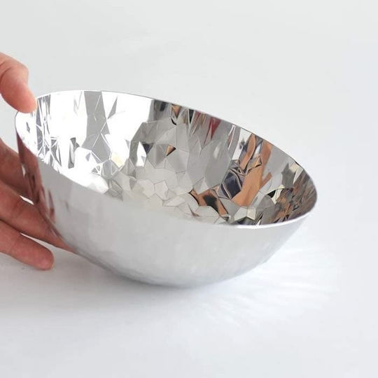 Alessi Φρουτιέρα Inox Ασημί 20.7x20.7x8εκ.