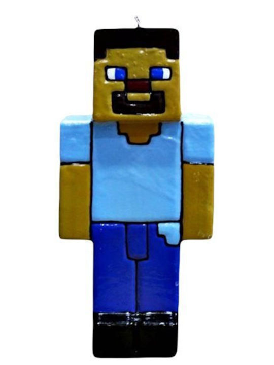 Easter Candle Minecraft Minecraft 21cm Blue (Miscellaneous Designs)