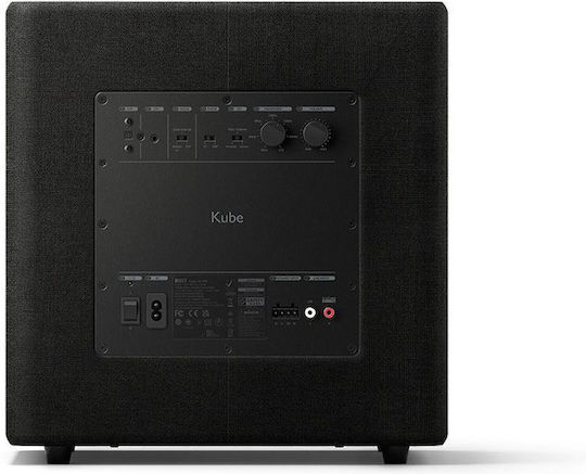 Kef Kube 10 Kabellos Aktiv Subwoofer mit Lautsprecher 10" 300W Schwarz