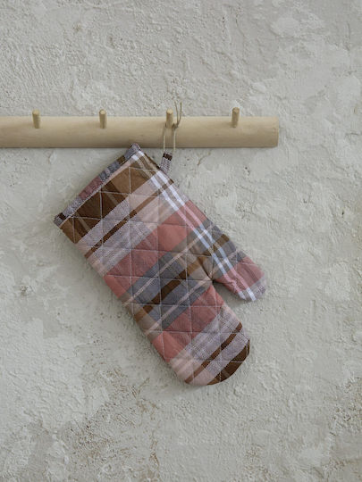 Nima Dakota Oven Mitt Beige - Brown