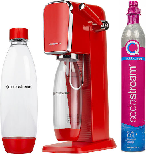Sodastream Art Παρασκευαστής Σόδας Κόκκινη