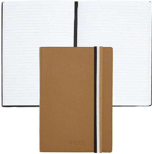 Boss Iconic Notebook A6 Ruled Brown