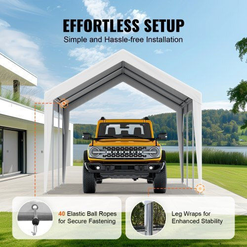 Vevor Cover for Kiosk White 3.048x6.096m