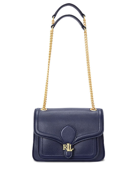 Ralph Lauren Leder Damen Tasche Schulter Blau