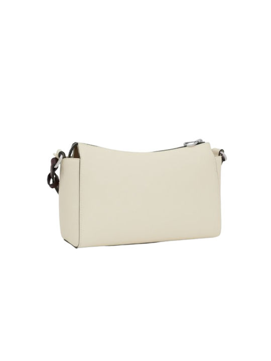 Tous Bandolera Leder Damen Tasche Crossbody Beige