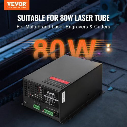 Vevor Power Supply Co2 Laser 80w Engraving Cutting Tube Eyhtjggdy80wq8uo8v7