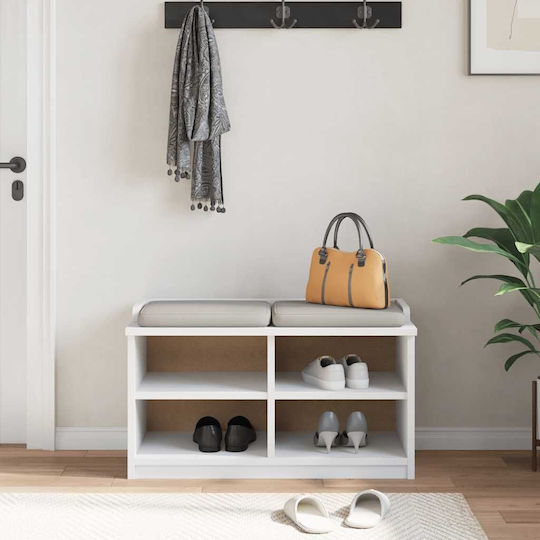 Sandens Eingangsmöbel mit Schuhschrank & Bank White 87x40x50cm