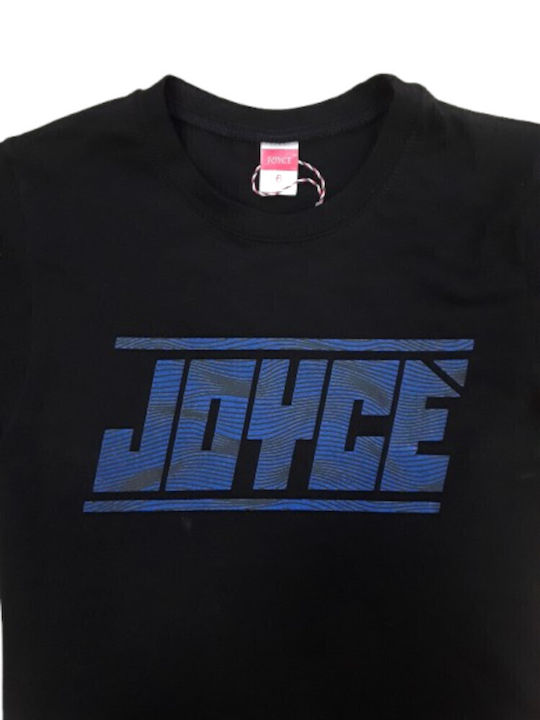 Joyce Παιδικό Σετ με Σορτς Black 2τμχ