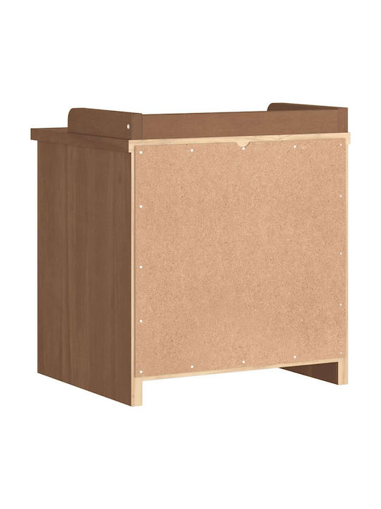Entry Furniture with Shoe Rack & Bench Coffee 45x40x50cm
