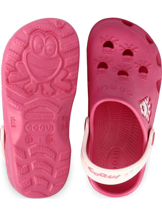 Little Frog Children's Anatomical Beach Shoes Fuchsia