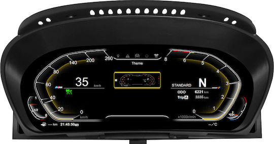 Carmedia Tachometer Für das Auto 12.3mm zur Montage auf Dashboard