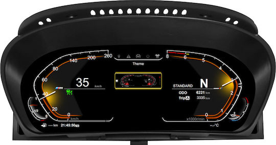 Carmedia Tachometer Für das Auto 12.3mm zur Montage auf Dashboard