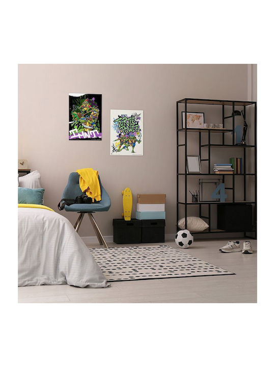 Set of 2 Mini Posters 38x52cm Teenage Mutant Ninja Turtles TMNT Anime Collection