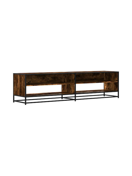 TV Stand from Metal & Wood Smoky Oak L180.5xW40xH46cm