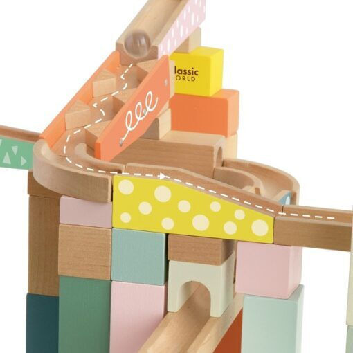 Classic World Blocuri Marble Blocks Din Lemn