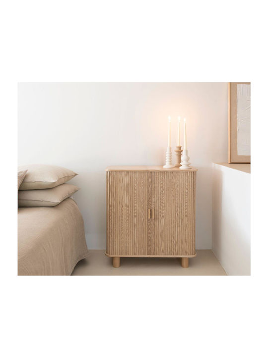 Sideboard Wooden Gray 80x40x85cm