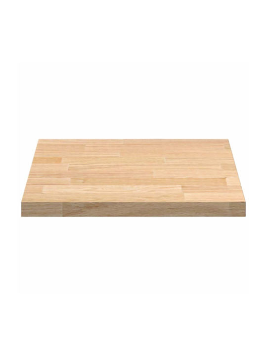 vidaXL Rechteckige Theke aus Massivholz in Brauner Holzschatten Farbe 40x63,5x2,7cm 4008995