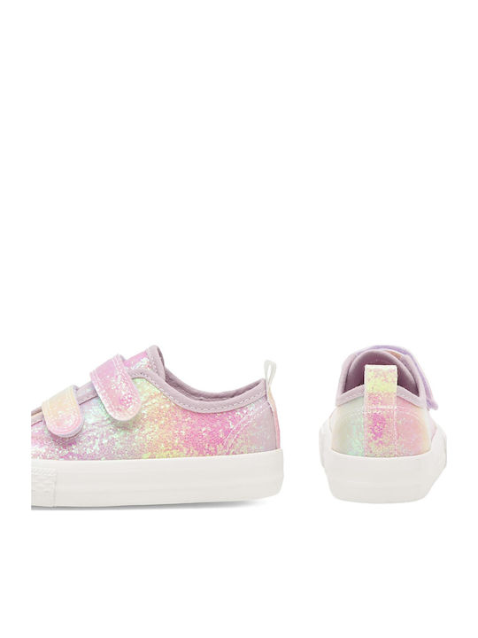 Kids Sneakers High with Scratch Multicolour