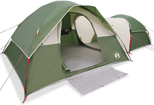 vidaXL Waterproof Camping Tent Green for 5 People