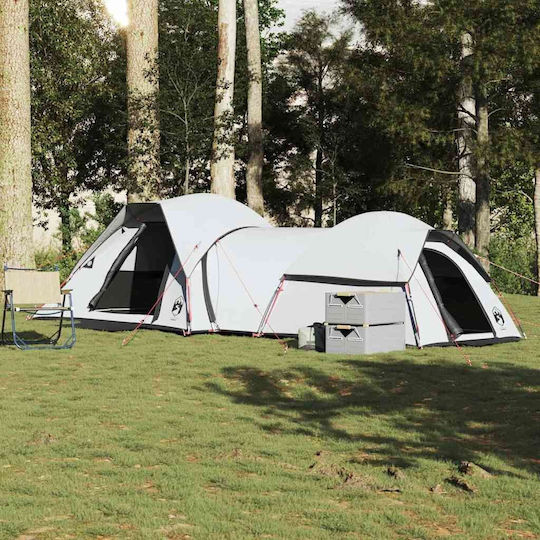vidaXL Σκηνή Camping Τούνελ Λευκή για 5 Άτομα