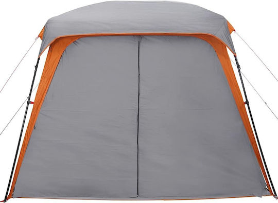 vidaXL Σκηνή Camping Γκρι για 5 Άτομα 450x275x228εκ.