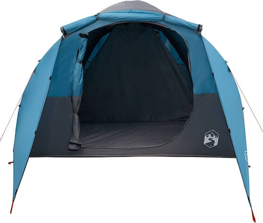 vidaXL Campingzelte Tunnel Blau für 6 Personen 564x260x185cm
