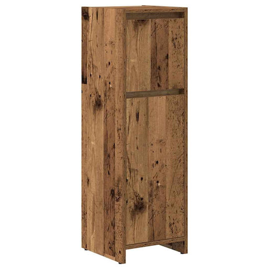vidaXL Шкаф със Мивка, Огледало & Колона Old Wood