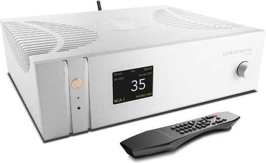 Gold Note IS-1000 Ολοκληρωμένος Ενισχυτής Hi-Fi Stereo 125W/8Ω Ασημί