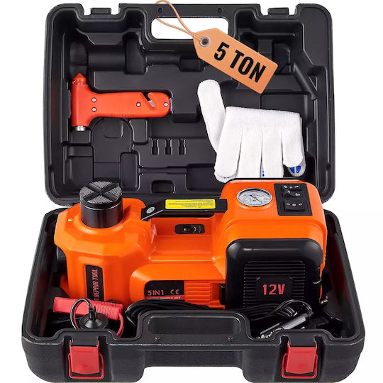 Cric electric auto cu capacitate de 5 tone, portabil și hidraulic 5 tone