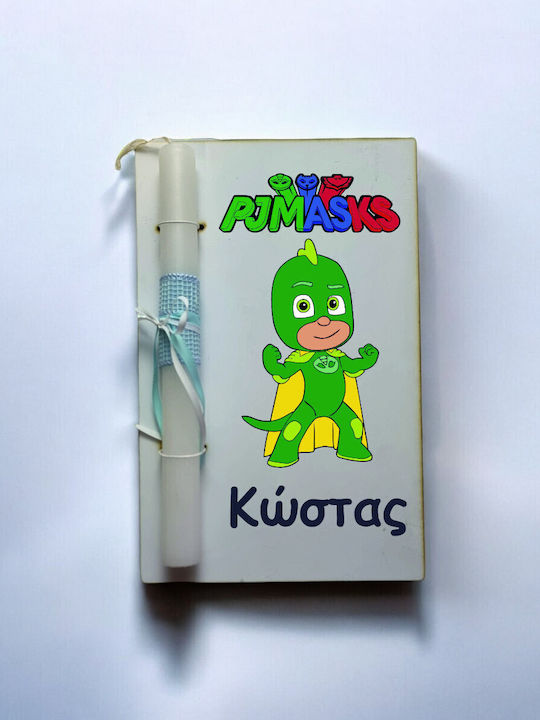 Πασχαλινή Λαμπάδα PJ Masks Στρογγυλή