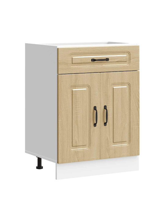 Floor Cabinet Sonoma Oak 60x46x81.5pcs